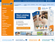 Tablet Screenshot of dedeman.ro